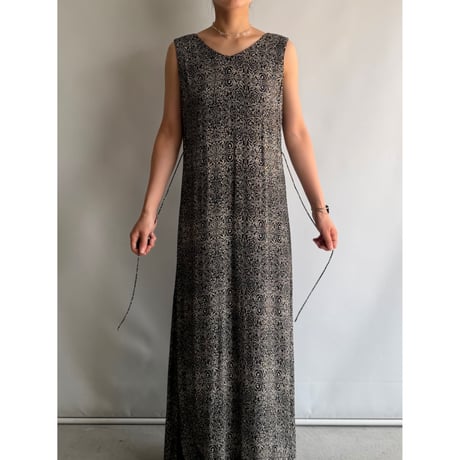 Oriental pattern dress