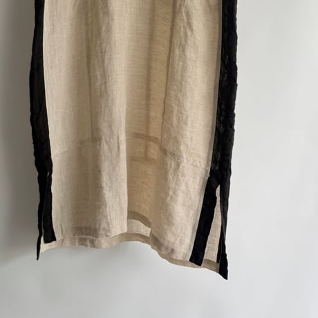 Bicolor design dress
