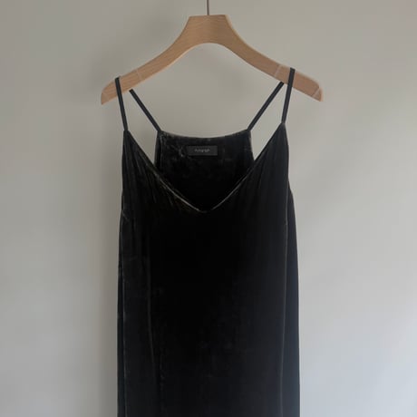 Velvet camisole dress