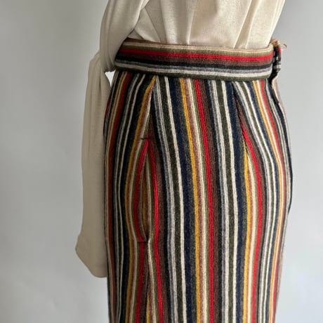Multi-striped skirt