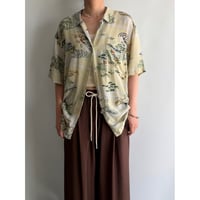 Landscape pattern shirt