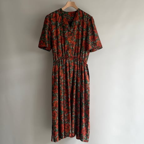 Red retro one-piece
