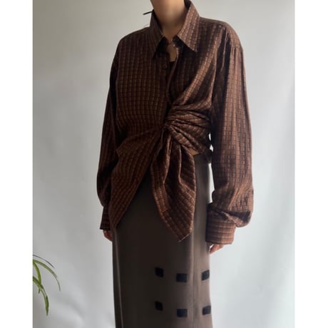 Geometric pattern shirt