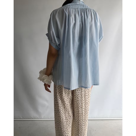 Light blue Dolman blouse