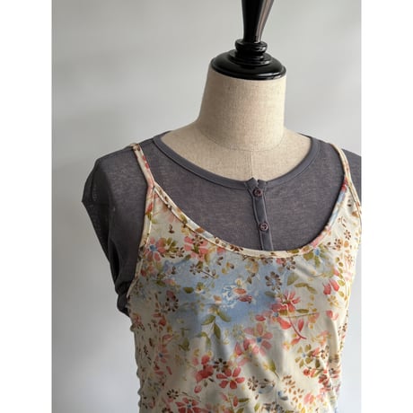 Watercolor floral camisole
