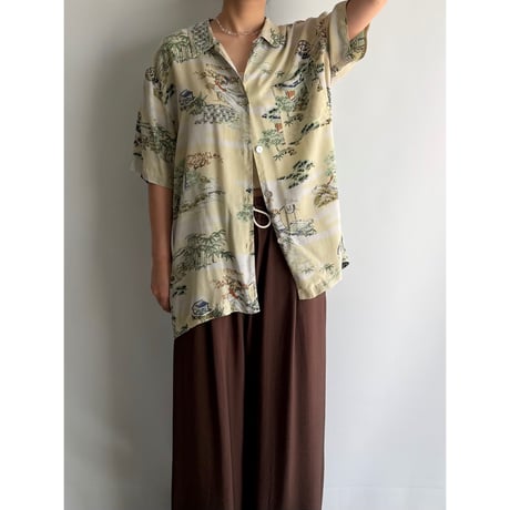 Landscape pattern shirt