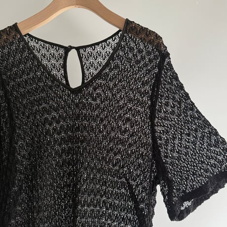 Openwork lace dress