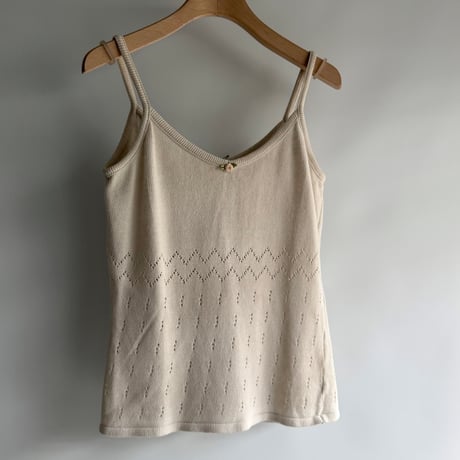 Rose knit camisole