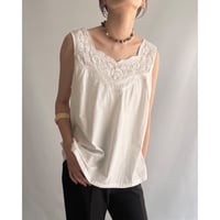 lace embroidery tank