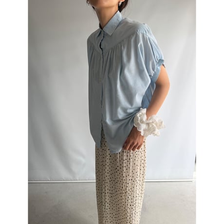 Light blue Dolman blouse