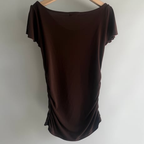 brown drape tops