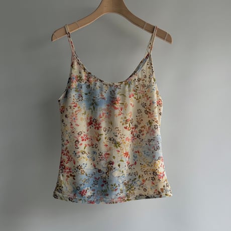 Watercolor floral camisole