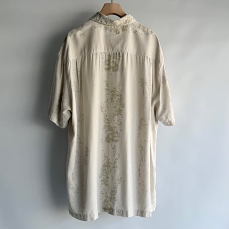 Floral silk shirt