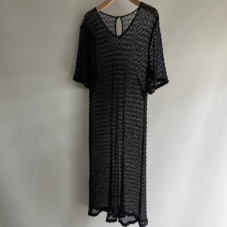 Openwork lace dress