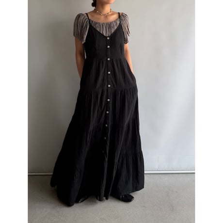 Cotton tiered dress