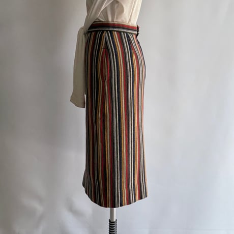 Multi-striped skirt