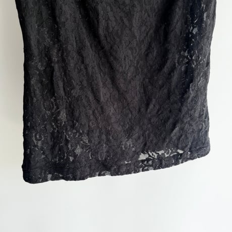 Black lace tank top