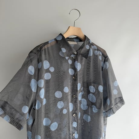 Polka dot gray shirt