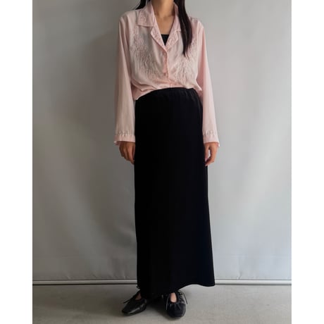 Pale pink Embroidered shirt