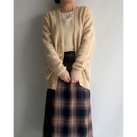 Ivory knit cardigan