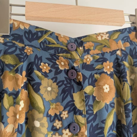 Floral rayon skirt