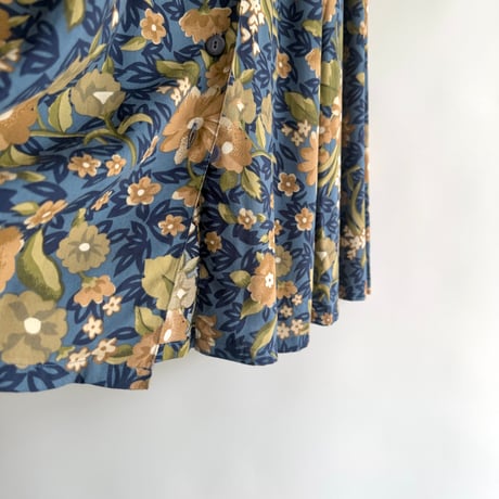 Floral rayon skirt
