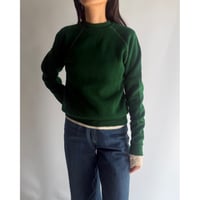 green stitch sweatshirt