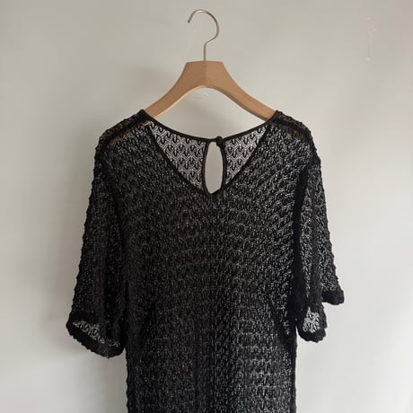 Openwork lace dress