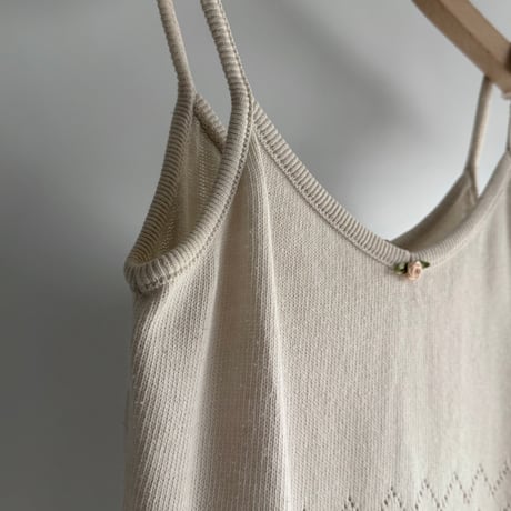 Rose knit camisole
