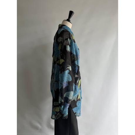 Floral sheer shirt