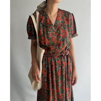 Red retro one-piece