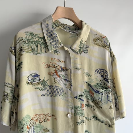 Landscape pattern shirt