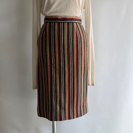 Multi-striped skirt