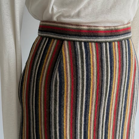 Multi-striped skirt