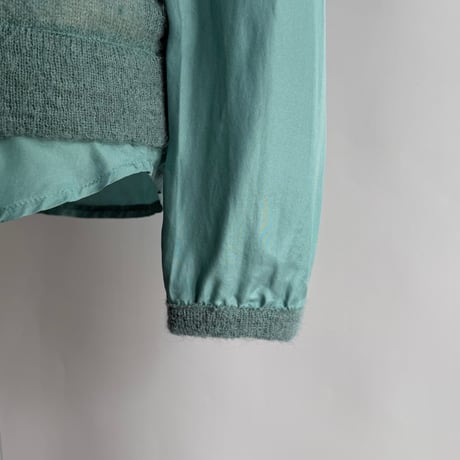 Emerald green layered style tops