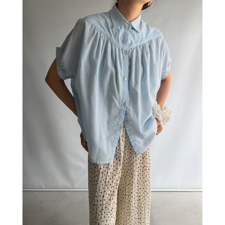 Light blue Dolman blouse