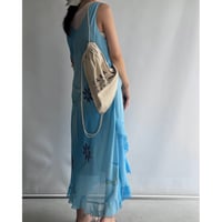 Water & flower dress