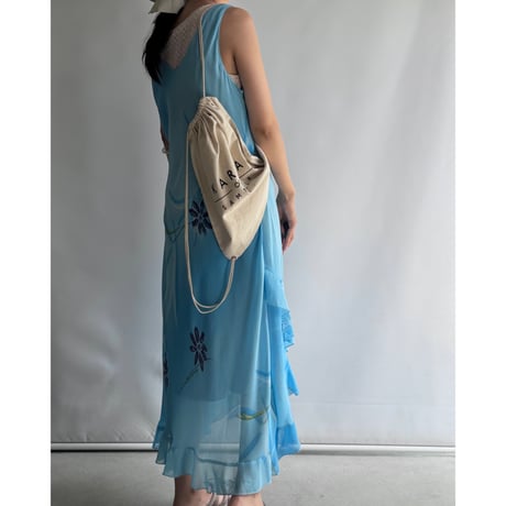 Water & flower dress