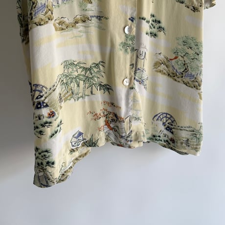 Landscape pattern shirt