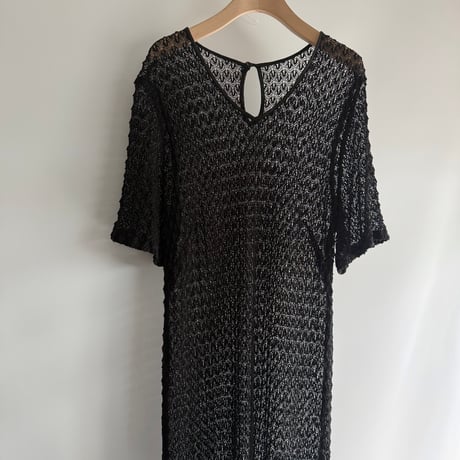 Openwork lace dress