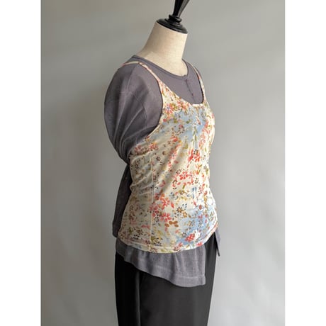 Watercolor floral camisole