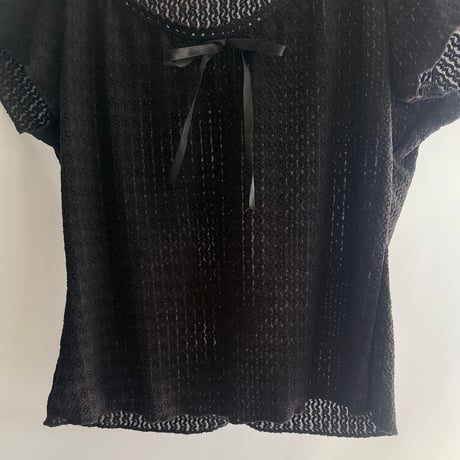lace ribbon mini tops