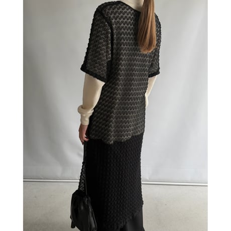Openwork lace dress
