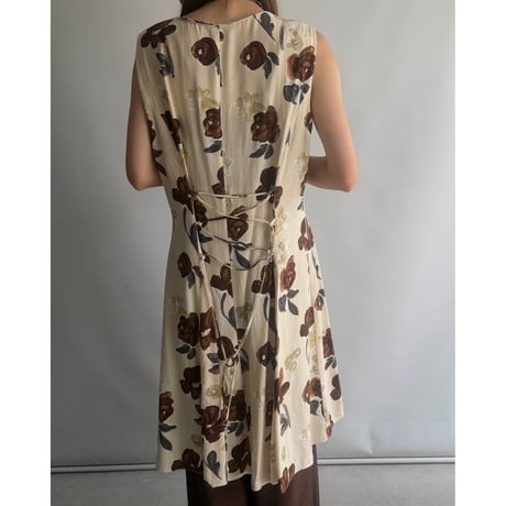 Flower tank dress