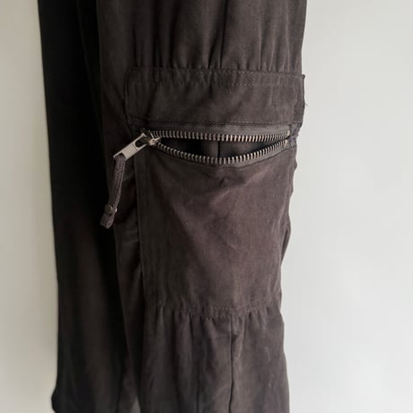 Black Faux Suede Pants