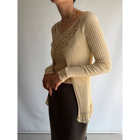 Design ribbed knit tops
