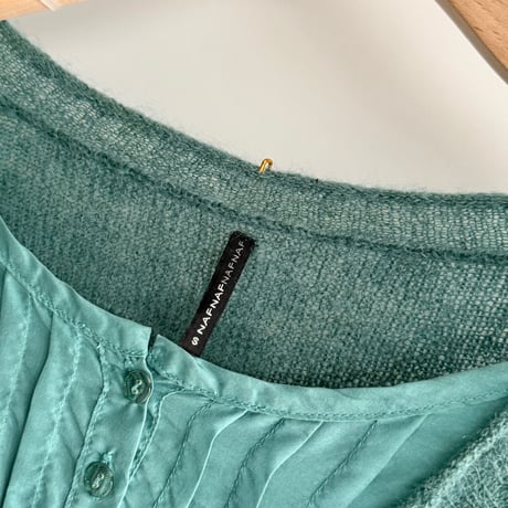 Emerald green layered style tops