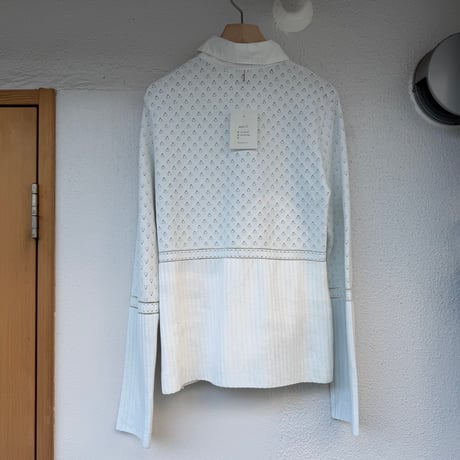 White zip cardigan