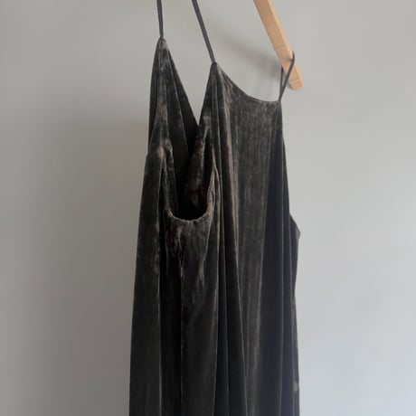 Velvet camisole dress