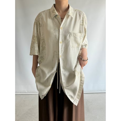 Floral silk shirt